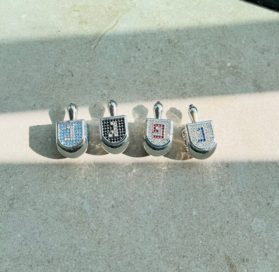 סביבון ניקול עם אבנים נצנצים